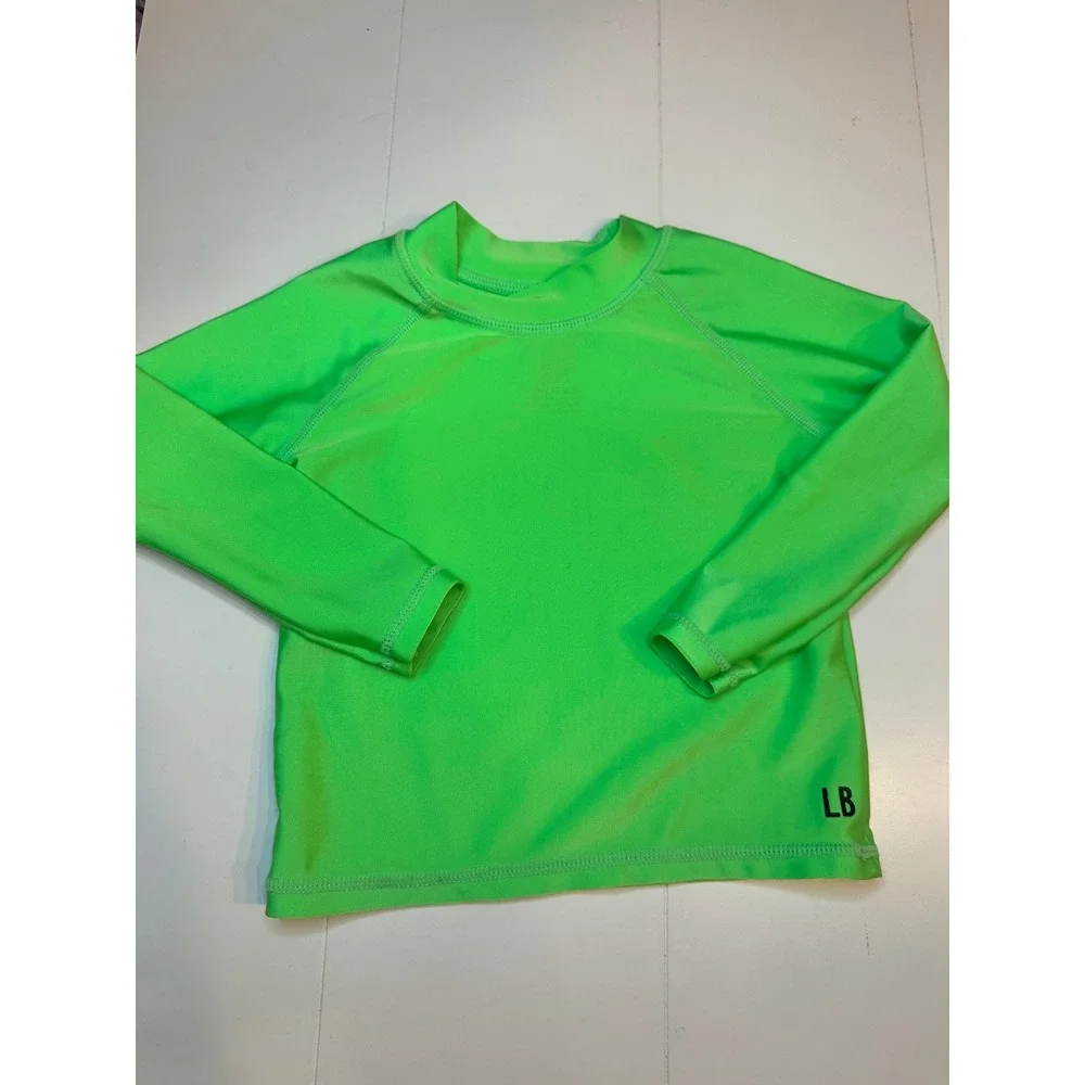 Little Bipsy Rash Guard Set Kids 12-18M Neon Green Purple Good Colorblock Swim